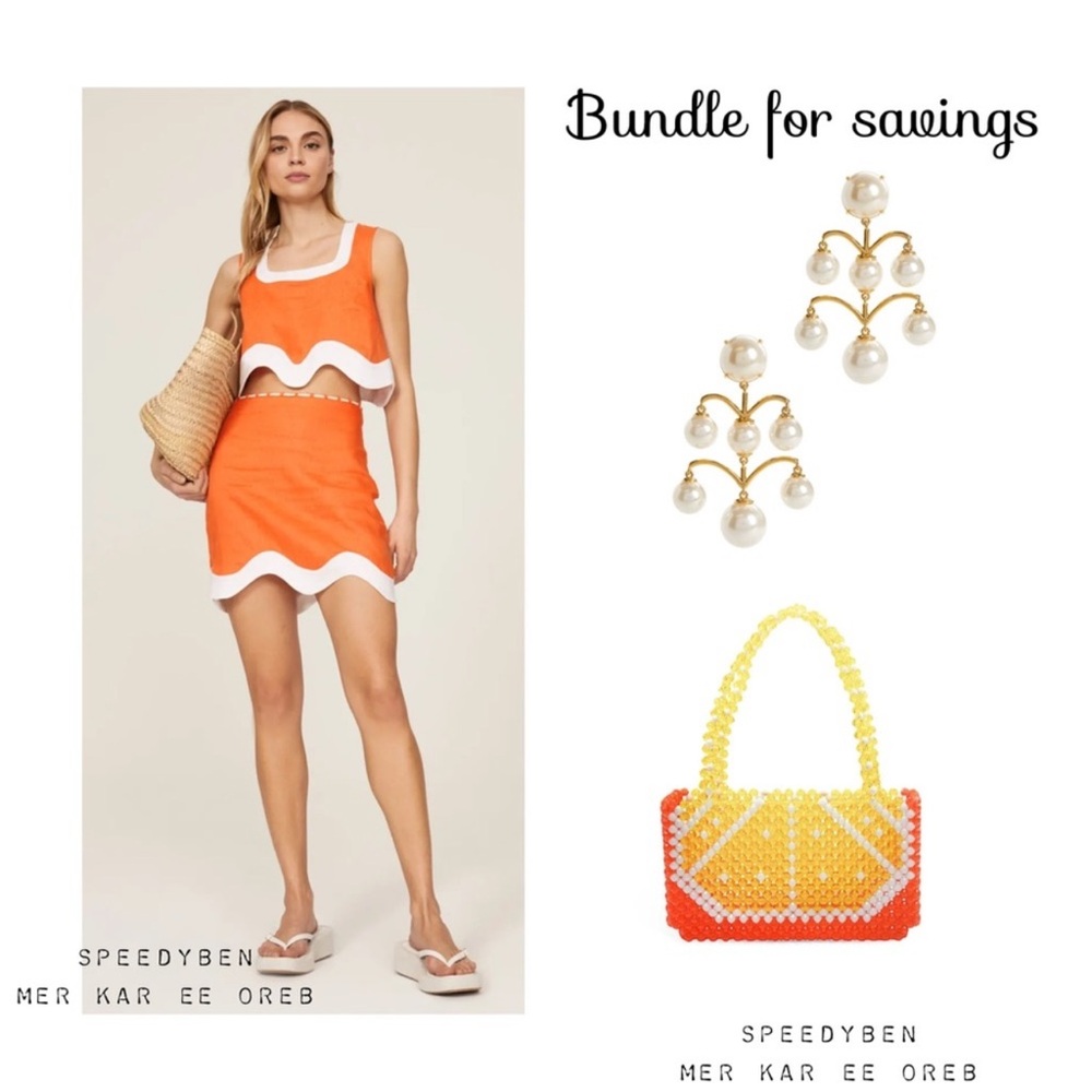 Susan Alexandra Citrus Beaded Bag - Picture 1 of 1
